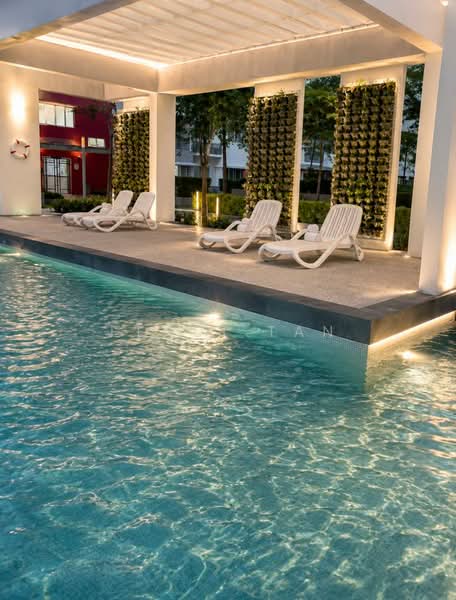 Service Residence for Sale at Koi Kinrara - Fendi tan - Pool - PropertyGuru.com.my