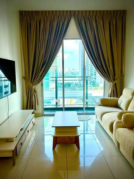 Service Residence for Rent at Sky Habitat - Jane Ngoi - Living Room - PropertyGuru.com.my