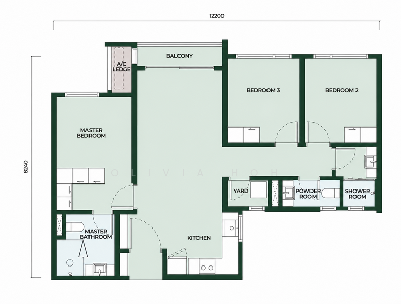 Service Residence for Sale at Edelweiss @ Tropicana Gardens - Olivia Hoh - PropertyGuru.com.my