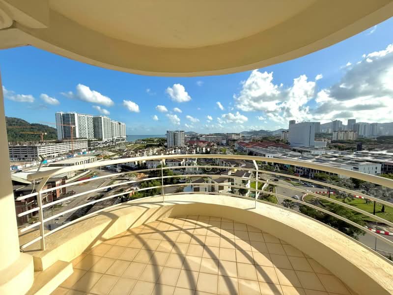 Kondominium untuk Disewa di Gold Coast Resort Condominium - Lee Meng Keat - Balcony - PropertyGuru.com.my