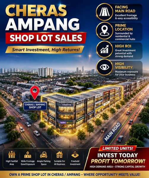 Kedai untuk Dijual di Cheras (Kuala Lumpur) - Kah Hee Chong - Exterior - PropertyGuru.com.my