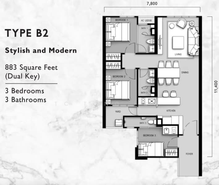 Service Residence for Rent at Sinaran @ Utropolis - TC Tong Loh - PropertyGuru.com.my