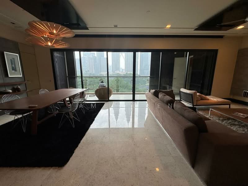 Kondominium untuk Dijual di The Binjai on the Park - Jamie Chen - Living Room - PropertyGuru.com.my
