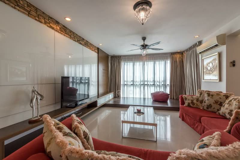 Kondominium untuk Disewa di The Uban Residence - V. Goh - Living Room - PropertyGuru.com.my