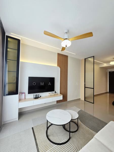 Service Residence for Rent at Residensi Ava @ Kiara Bay - Roman Yap - Living Room - PropertyGuru.com.my