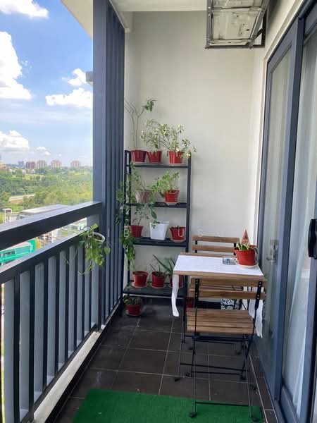 Service Residence for Rent at Suria Residence - Adib Yusuf - Balcony - PropertyGuru.com.my