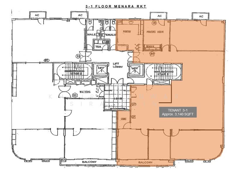 Pejabat untuk Disewa di KL City Centre (Kuala Lumpur) - Khairil Anwar Sirajudin - PropertyGuru.com.my
