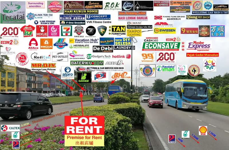Shop for Rent in Taman Teratai (Kulai) - Jasz Ong - PropertyGuru.com.my