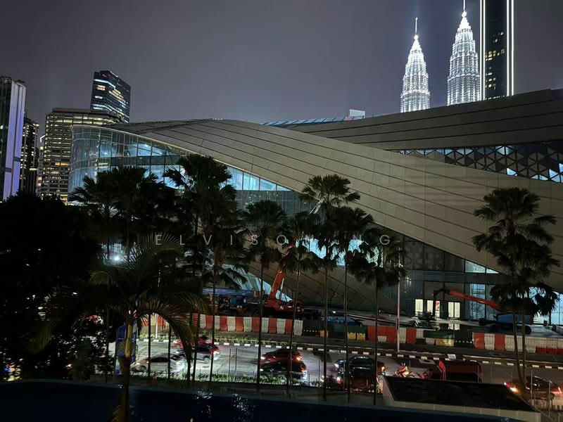 Service Residence for Rent at The Oval - Elvison Ng - night view - PropertyGuru.com.my