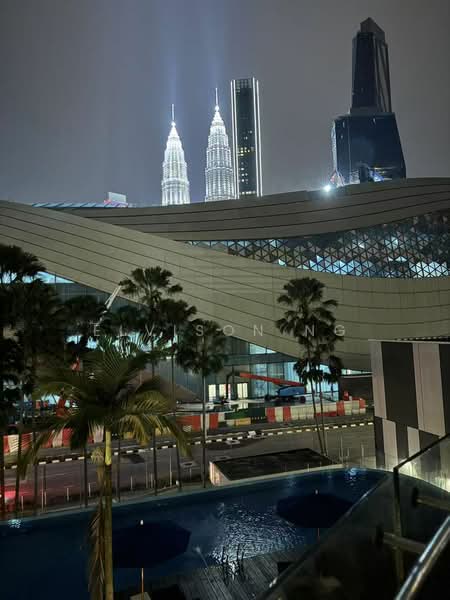 Service Residence for Rent at The Oval - Elvison Ng - night view - PropertyGuru.com.my