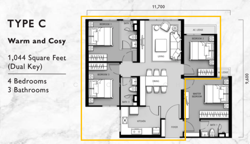 Service Residence for Rent at Sinaran @ Utropolis - TC Tong Loh - PropertyGuru.com.my