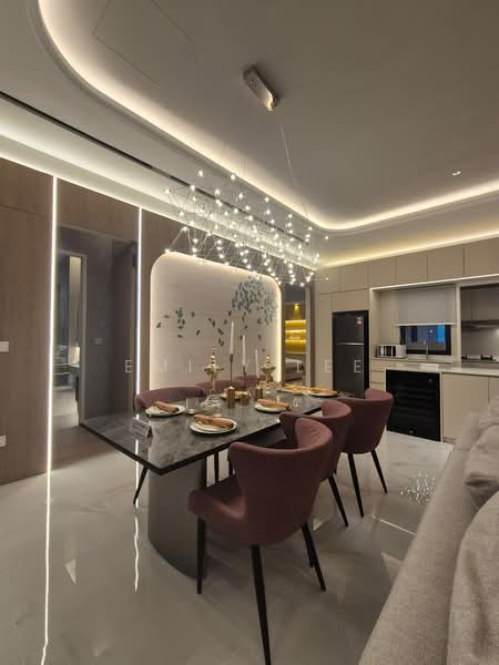Service Residence for Sale at Damansara Laverra - Emily Lee - Dining Room - PropertyGuru.com.my