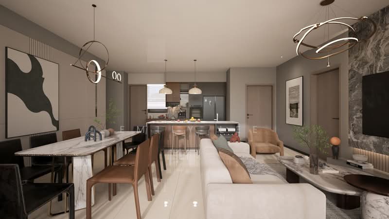 Service Residence for Sale at Damansara Laverra - Emily Lee - Living Room - PropertyGuru.com.my