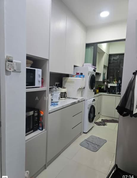 Service Residence for Sale at Danau Kota Suite Apartments - Amber Ng - Kitchen - PropertyGuru.com.my