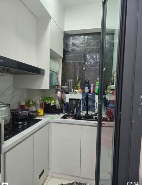 Service Residence for Sale at Danau Kota Suite Apartments - Amber Ng - Kitchen - PropertyGuru.com.my