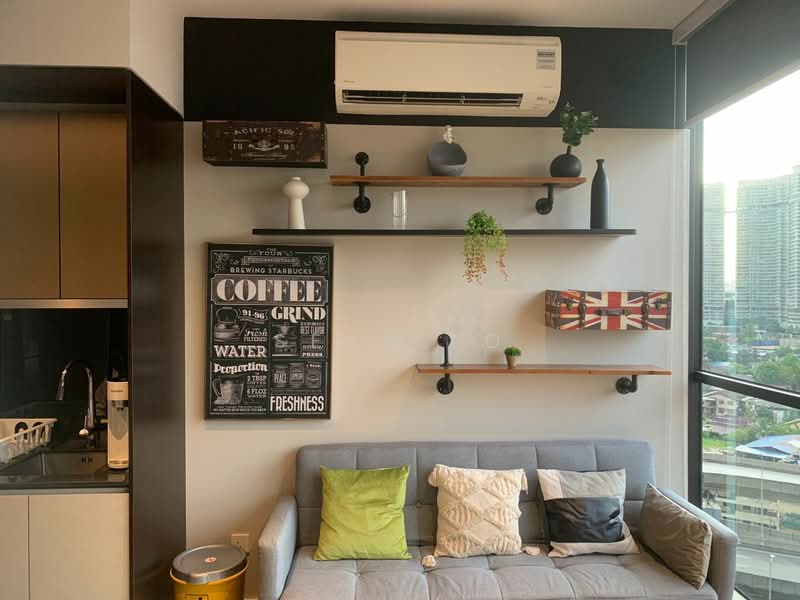 Servis Apartment untuk Disewa di Scarletz Suites @ KL City Centre - Sean Lo - Living Room - PropertyGuru.com.my