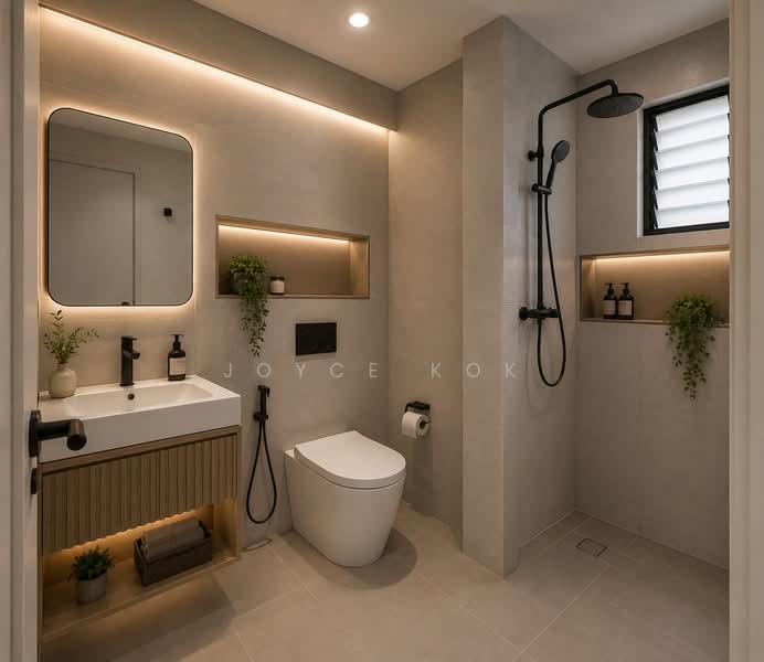 2-storey Terraced House for Sale in Usj 4 (Subang Jaya) - Joyce Kok - Suggested interior - Master toilet - PropertyGuru.com.my