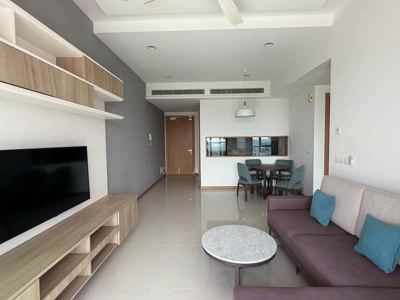 Service Residence for Sale at Southern Marina Residences - Kia . - Living Room - PropertyGuru.com.my
