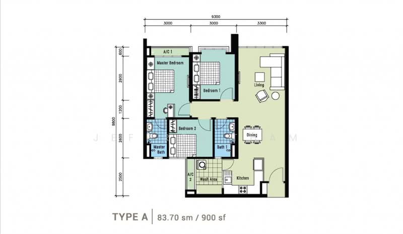 Kondominium untuk Dijual di Berlian Setapak Residency - Jeffrey Tham - PropertyGuru.com.my