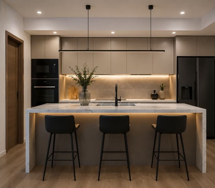 Kondominium untuk Dijual di Asa Residence - Cody Yap - Kitchen - PropertyGuru.com.my