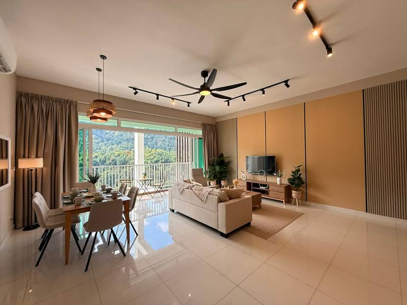 Kondominium untuk Disewa di Ferringhi Residence 2 - Wilson Goh - Living Room - PropertyGuru.com.my