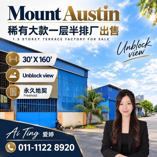 Factory for Sale in Taman Mount Austin (Tebrau) - Tay Ai Ting - PropertyGuru.com.my