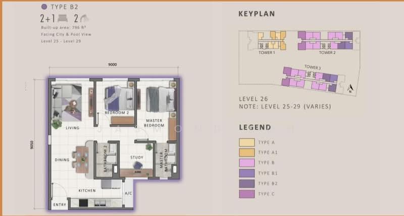 Service Residence for Sale at Topaz - Jasmond Koh - PropertyGuru.com.my