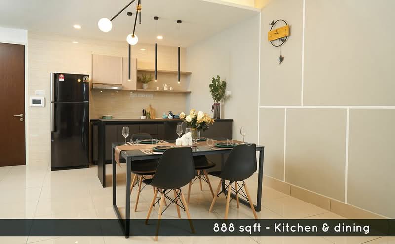 Servis Apartment untuk Dijual di One Residence - MH Wong - Kitchen - PropertyGuru.com.my