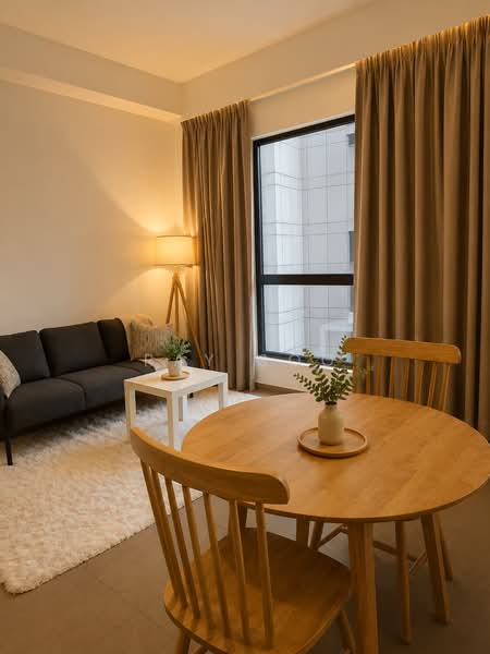 Service Residence for Rent at Mossaz @ Empire City - Ray Soo - Living Room - PropertyGuru.com.my