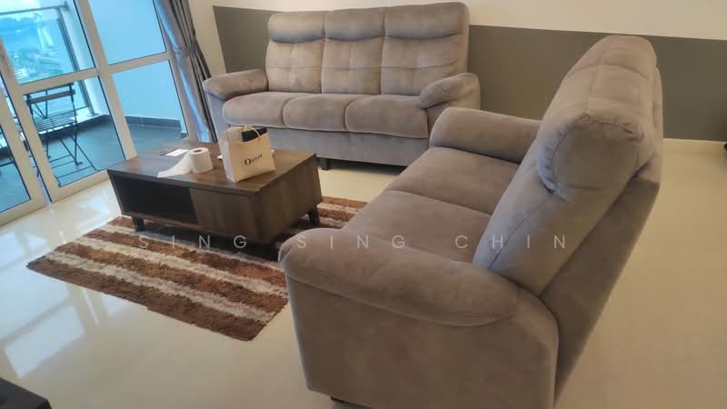 Servis Apartment untuk Disewa di TriTower Residence @ Johor Bahru Sentral - Sing Sing Chin - Living Room - PropertyGuru.com.my
