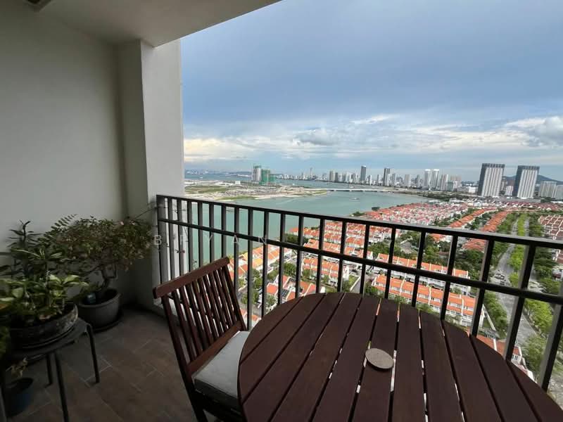Servis Apartment untuk Dijual di Straits Residences - Bryan Teng - Balcony - PropertyGuru.com.my