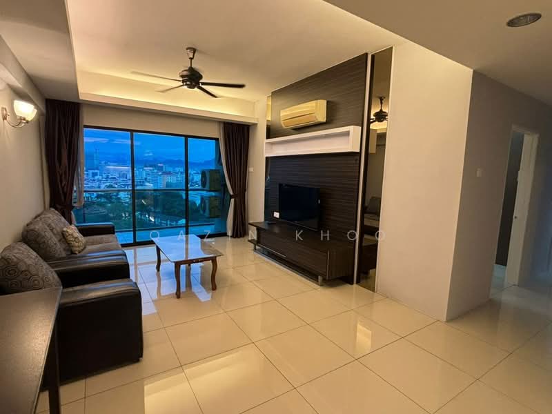 Servis Apartment untuk Disewa di Kinta Riverfront Hotel & Suites - Qazin Khoo - Living Room - PropertyGuru.com.my