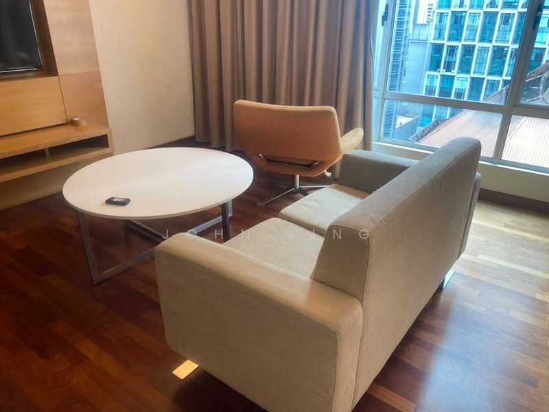Servis Apartment untuk Disewa di Cormar Suites (Fraser Place (Lot 163)) - John King - Living Room - PropertyGuru.com.my