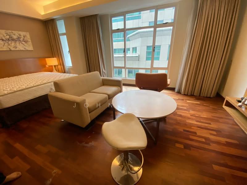 Servis Apartment untuk Disewa di Cormar Suites (Fraser Place (Lot 163)) - John King - Living Room - PropertyGuru.com.my