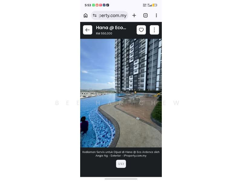 Kondominium untuk Disewa di Hana @ Eco Ardence - Bee Har Chew - PropertyGuru.com.my