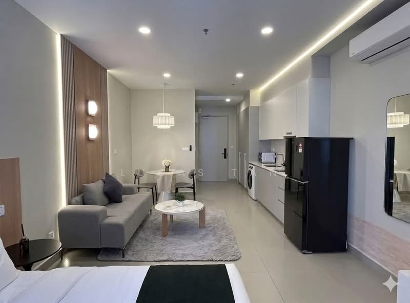 Service Residence for Sale at SWNK Houze @ BBCC - Lucas Tan - Living Room - PropertyGuru.com.my