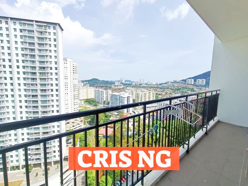 Kondominium untuk Dijual di Skycube - Cris Ng - Balcony - PropertyGuru.com.my