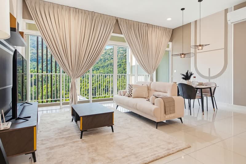 Condominium for Rent at Ferringhi Residence 2 - Kelvin Tan - Living Room - PropertyGuru.com.my