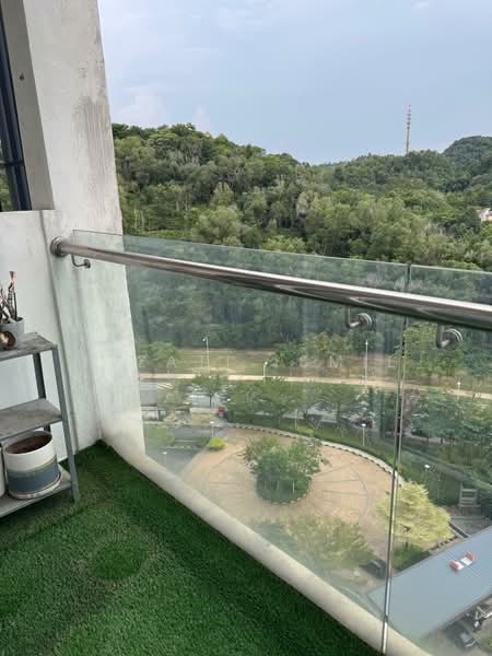 Condominium for Rent at Dwiputra Residences - Izzati Ismil - Balcony - PropertyGuru.com.my
