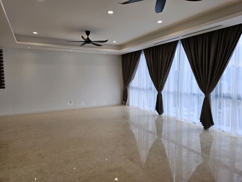 Kondominium untuk Disewa di Capella Embassy (D'Rapport Residences) - Martin Lee - Living Room - PropertyGuru.com.my