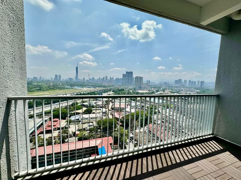Servis Apartment untuk Disewa di Serviced Residence @ Razak City Residences (RC Residences) - Xue Bajis - Balcony - PropertyGuru.com.my