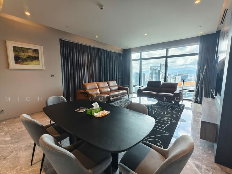 Service Residence for Rent at Four Seasons Place - Michael Kong Kang Wei - Living Room - PropertyGuru.com.my