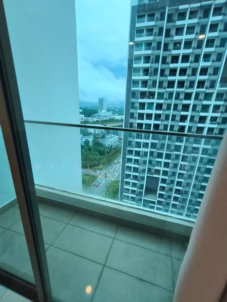 Servis Apartment untuk Disewa di Cybersquare - William Chin - Balcony - PropertyGuru.com.my