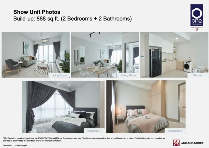 Service Residence for Sale at One Residence - Chloe Ding - Living Room - PropertyGuru.com.my