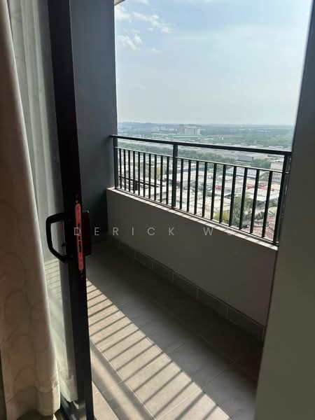 Service Residence for Sale at D'Aman Residences @ Puchong - Derick Wu - Balcony - PropertyGuru.com.my