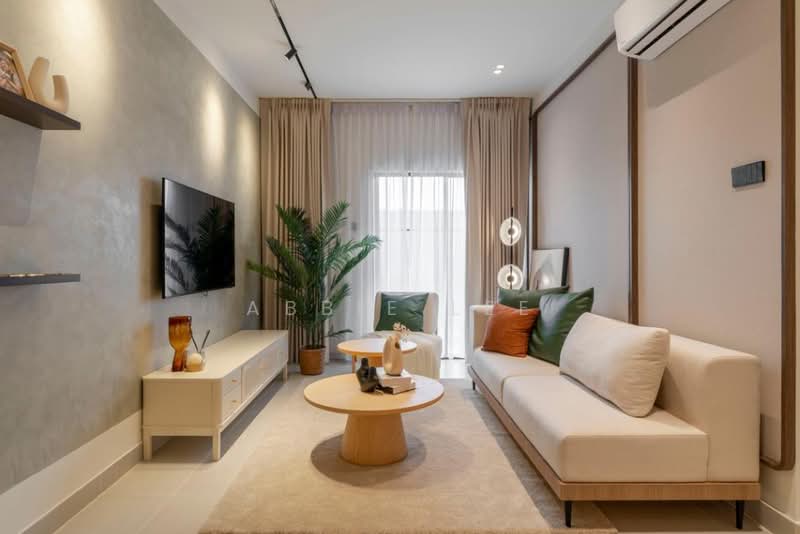 Service Residence for Sale at Ara Residences - Abbie Lee - Living Room - PropertyGuru.com.my
