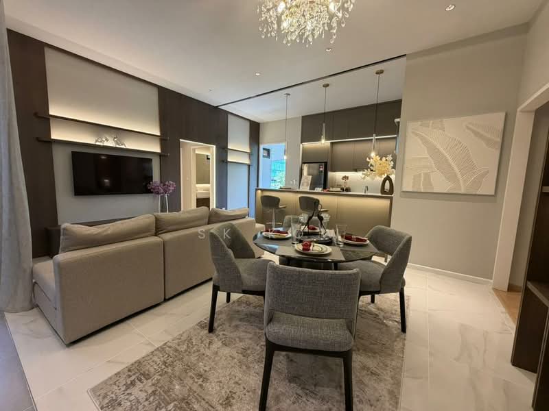 Service Residence for Sale at Damansara Laverra - SK Kow - Living Room - PropertyGuru.com.my