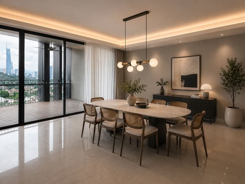 Kondominium untuk Dijual di Rhombus - Sandra Lee - Dining Room - PropertyGuru.com.my