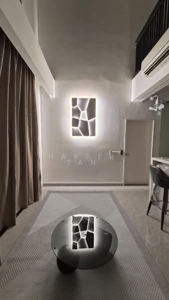 Service Residence for Rent at Altris Residences @ The Quartz WM - Harper Tan - Living Room - PropertyGuru.com.my