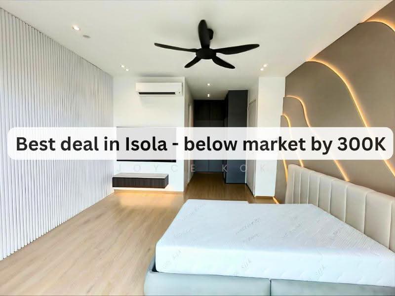 Service Residence for Sale at Isola - Joyce Kok - Bedroom - PropertyGuru.com.my